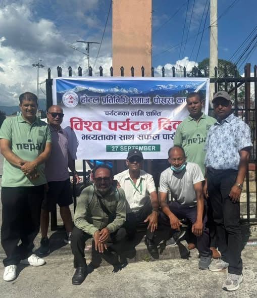 Members gathered on World Tourism Day