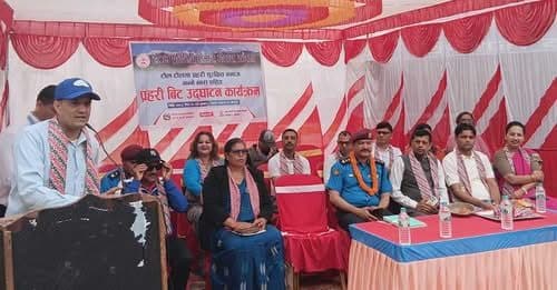 Police beat inaugurated at Birauta Chowk